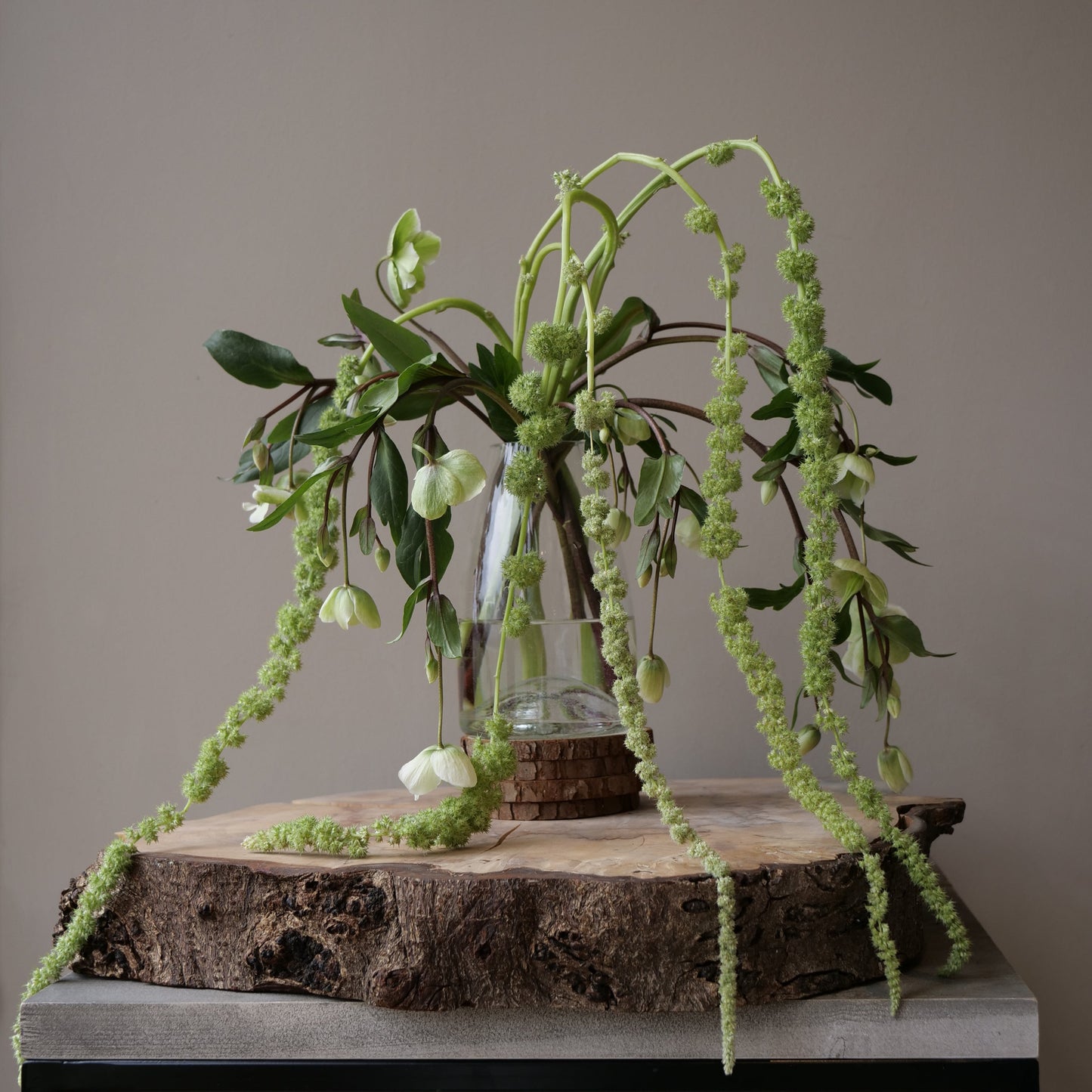 Upcycled Vase made from wine bottle