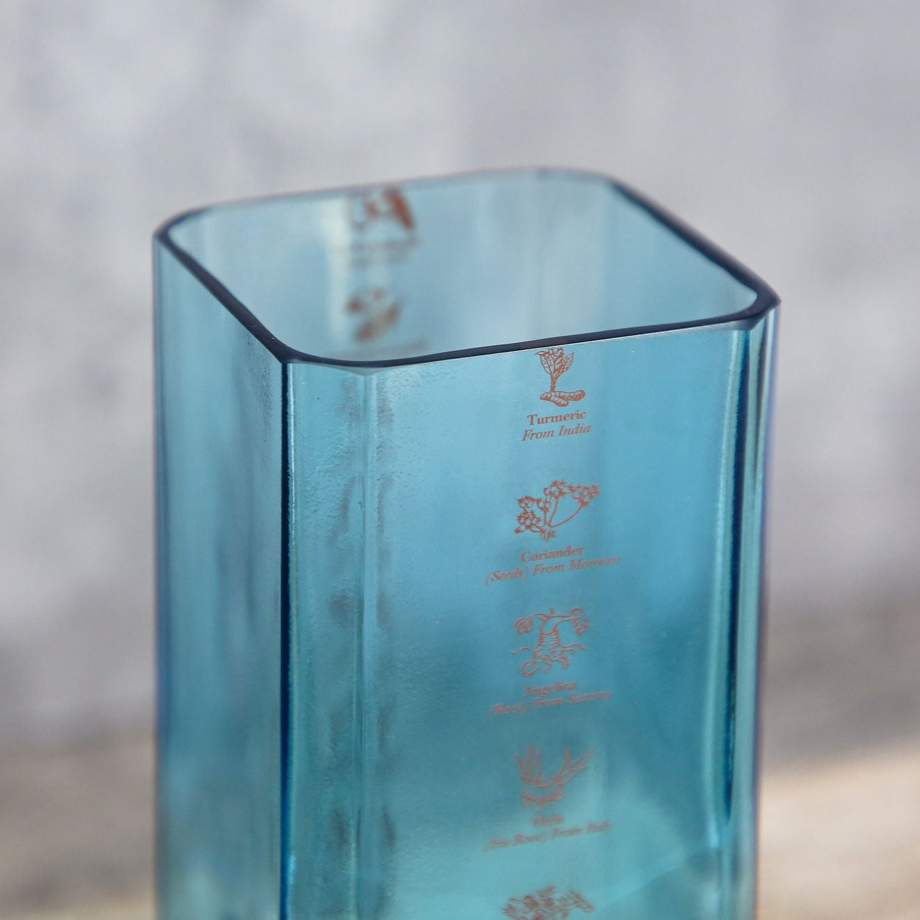 Tall Bombay Sapphire Sunset Gin Glass