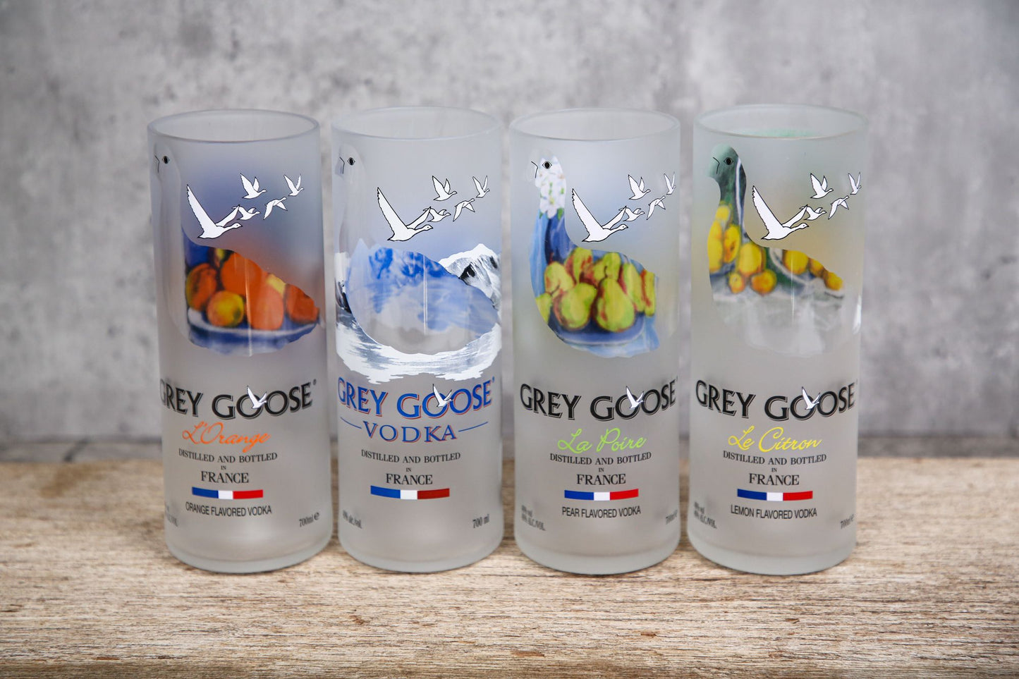 Set of Grey Goose Pint Glasses