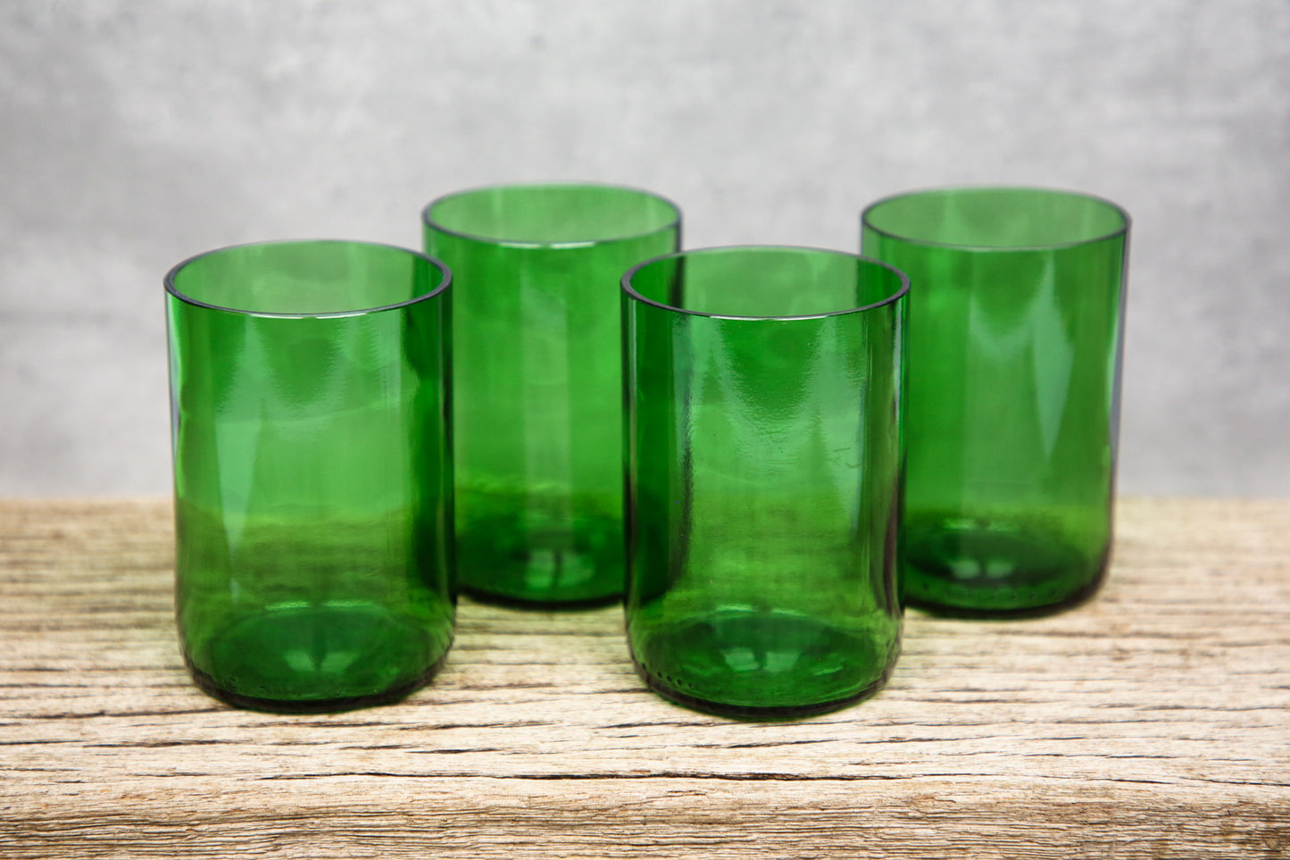 Upcycled Tumblers made from waste wine bottles