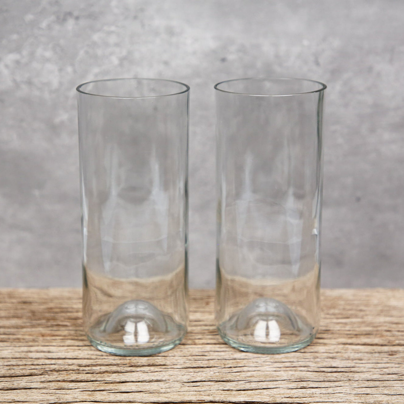 Set of Two Clear Pint Glass
