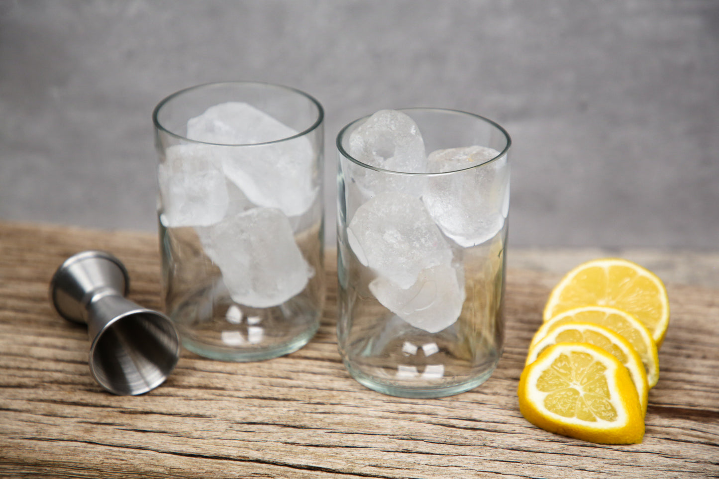 Set of Four Clear Tumblers