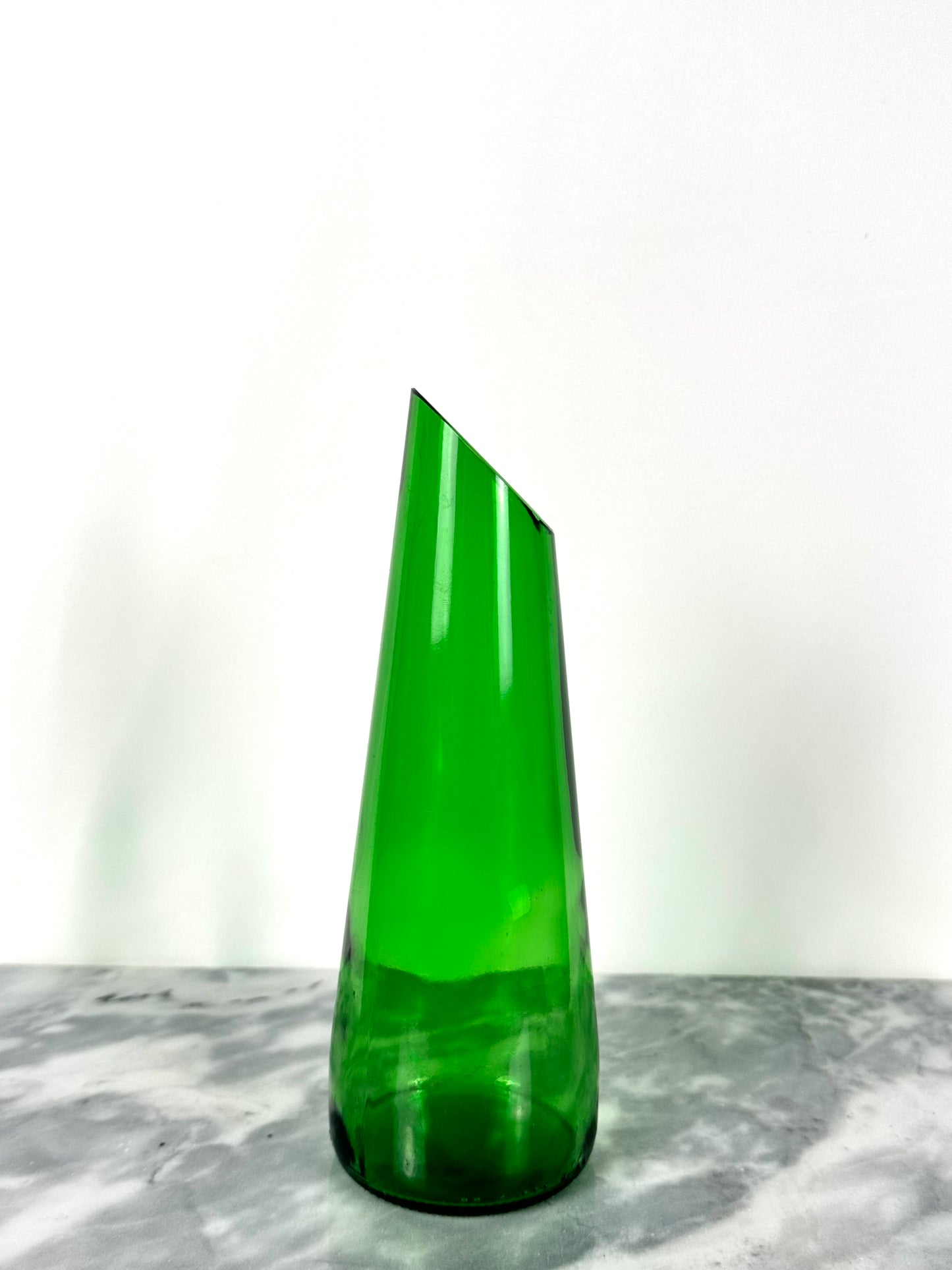 Green Bottle Vase