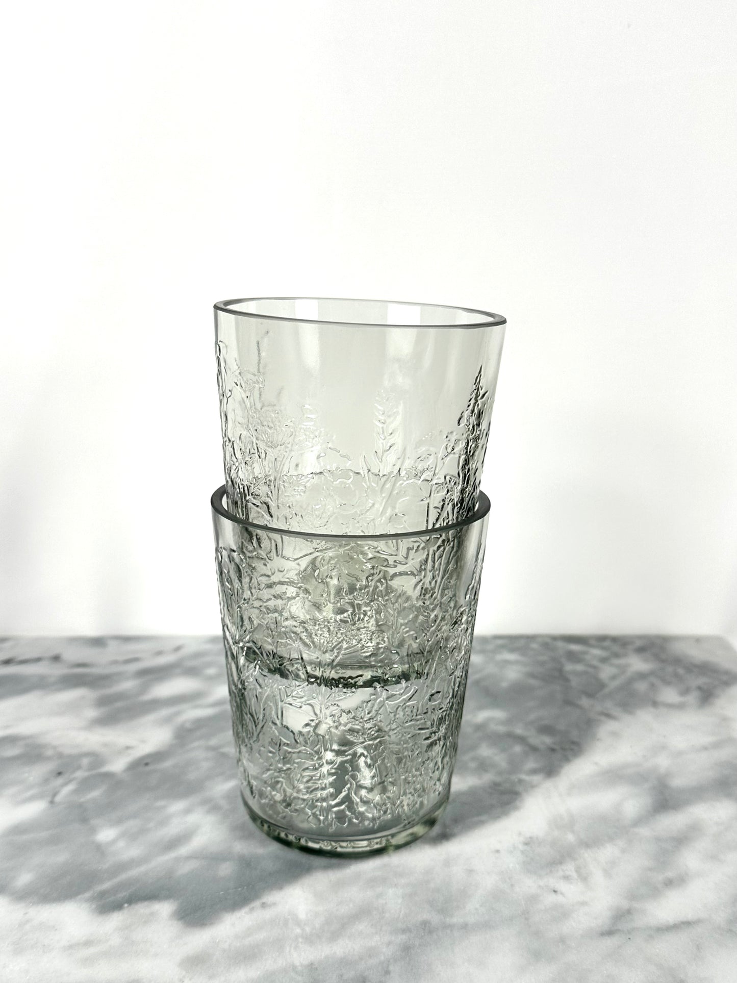 Floral Stackable Tumbler Set