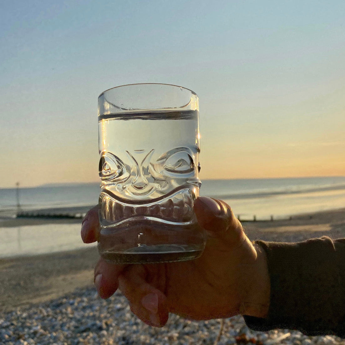 Captain Morgan Tiki Rum Glass