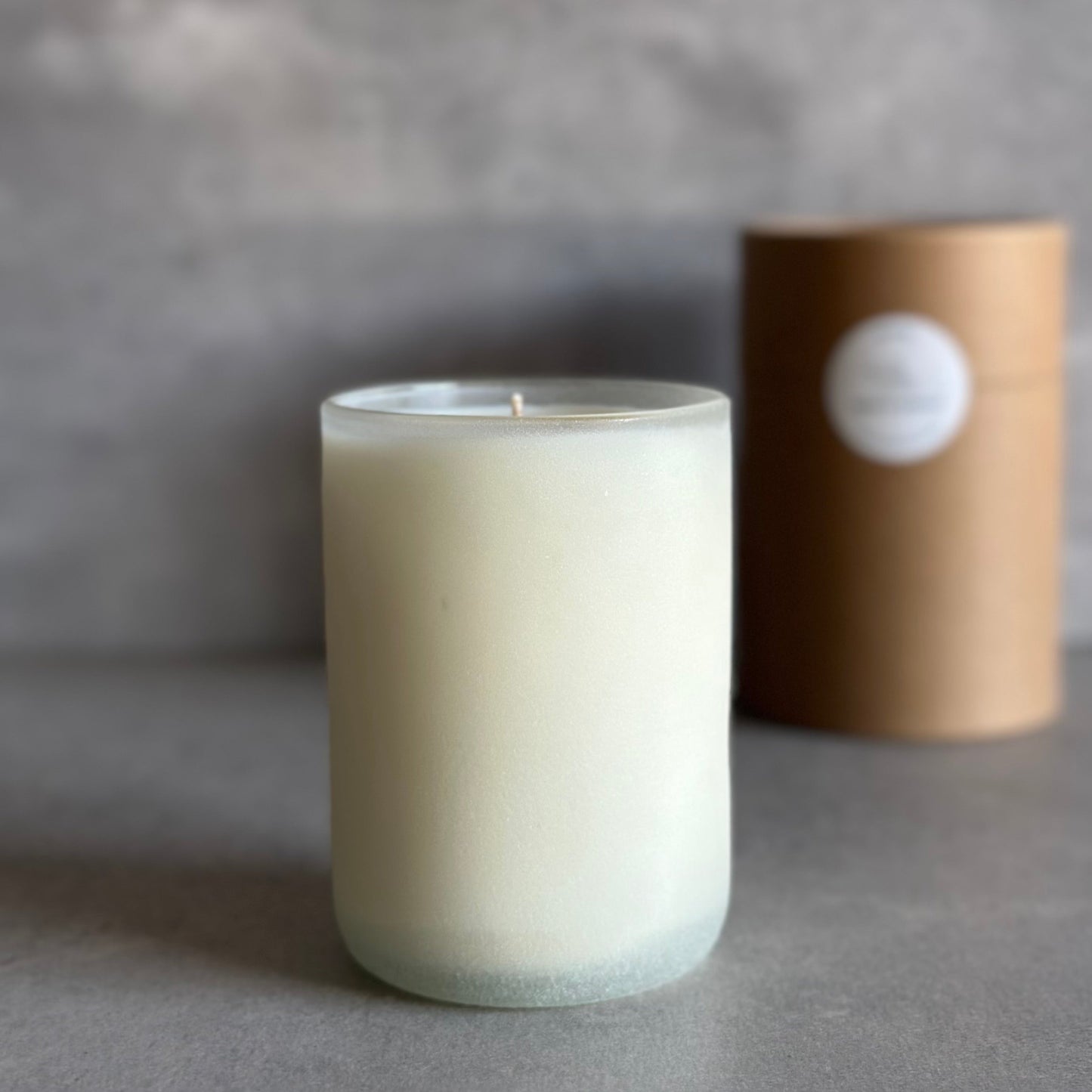 White Frosted Candle