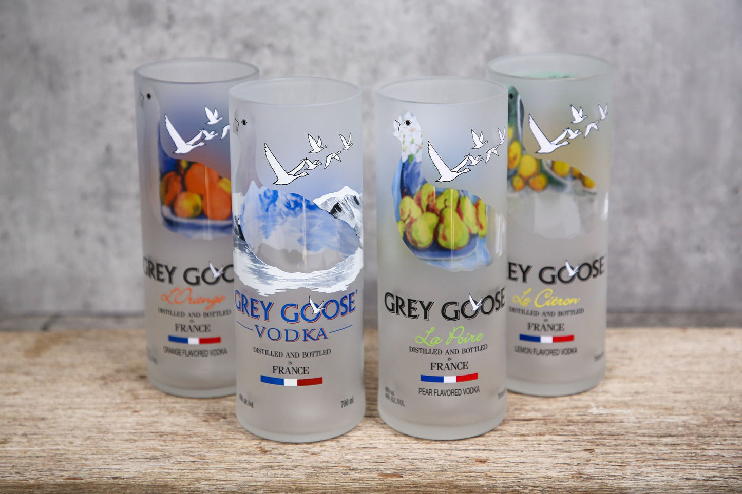 Set of Grey Goose Pint Glasses
