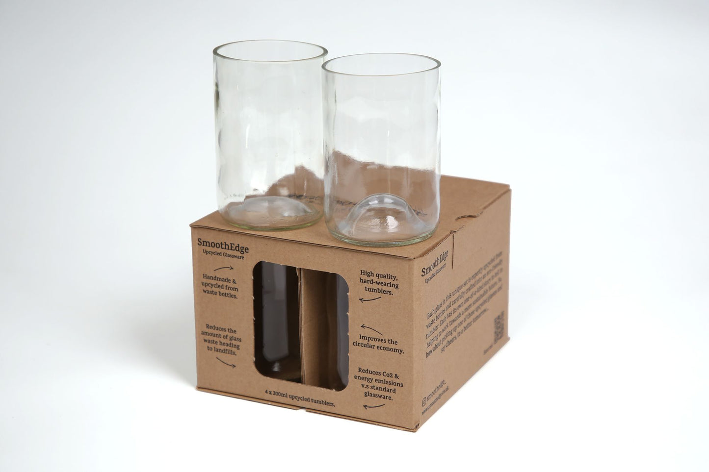 Set of Four Clear Tumblers