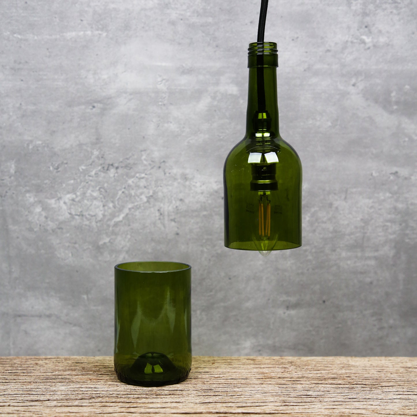 Upcycled Olive Lamp / Lighting.