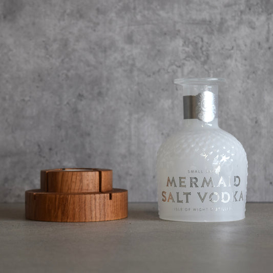 Upcycled Mermaid Vodka Tealight