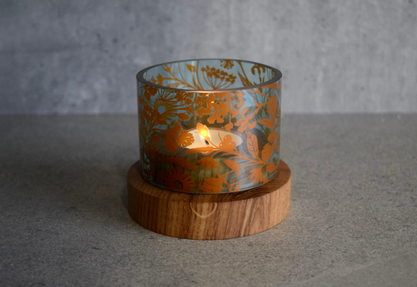 Upcycled Silent Pool Gin Tealight