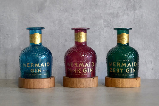 Upcycled Mermaid Gin Tealight Holder