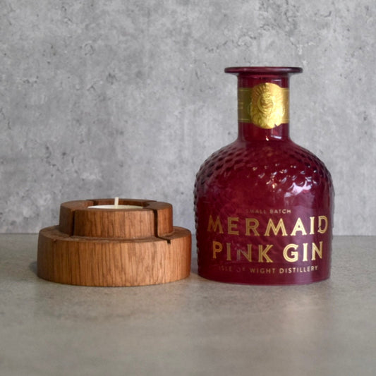 Upcycled Pink Mermaid Tealight