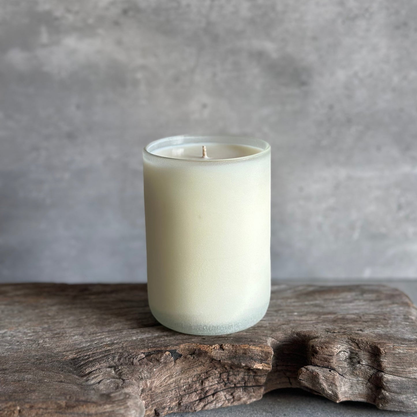 White Frosted Candle