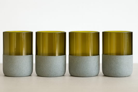 upcycled and handmade upcycled tumblers